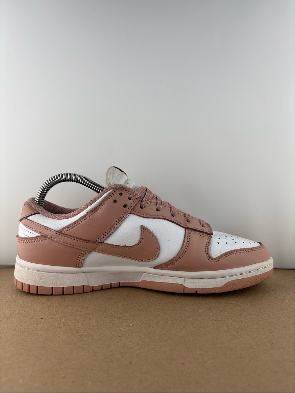 Nike Dunks Low Women's White/Rose Pink Whisper Size 7.5 DD1503-118 - Picture 6 of 9
